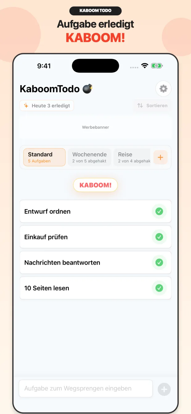 KaboomTodo-Abschlussanimation