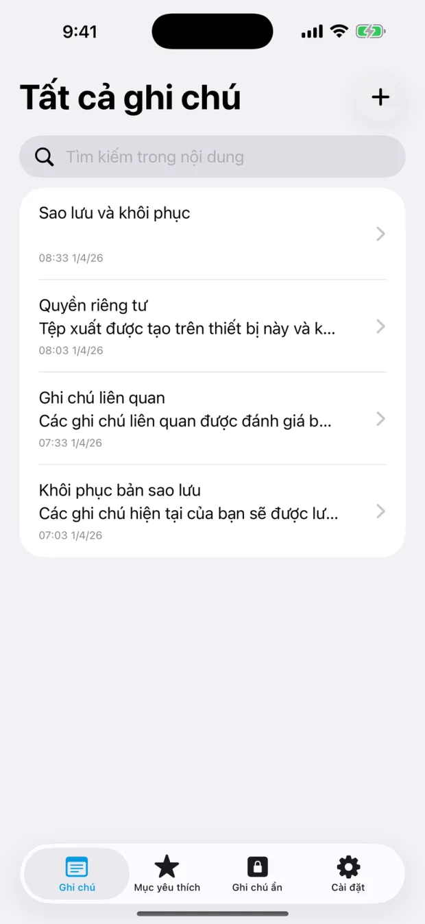 Hộp ghi chú OctiNote